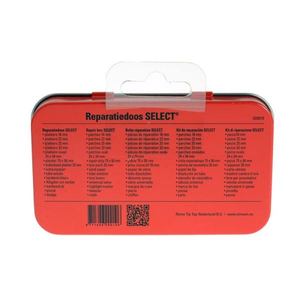 Reparaturbox Wählen Sie 12,5 cm Aluminium Red White 23-Piece