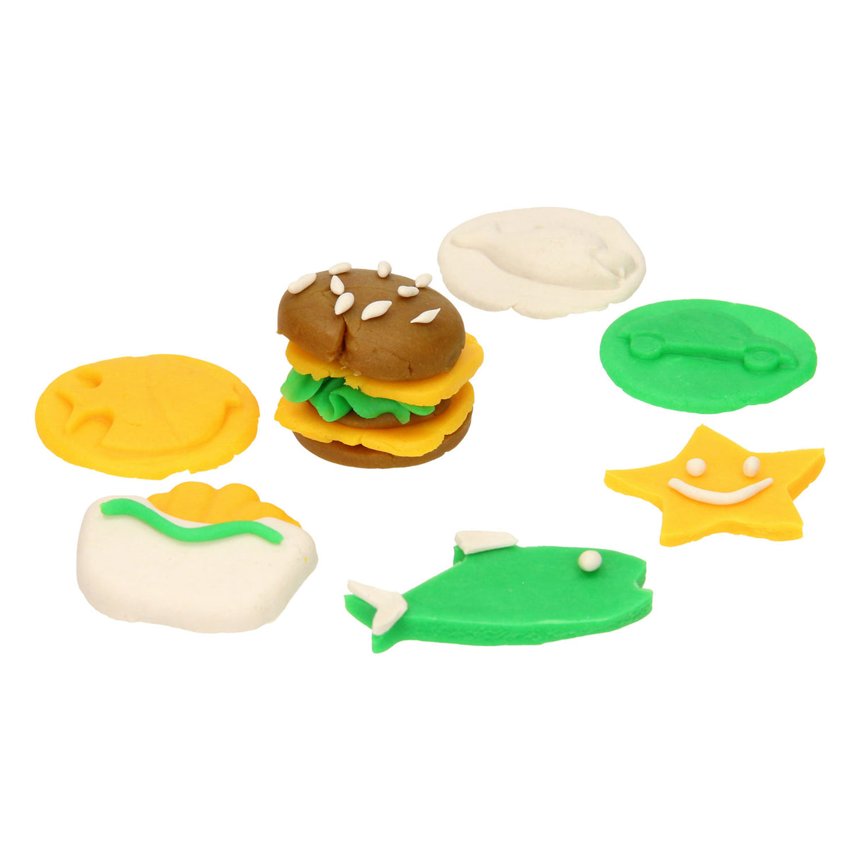 Fast-Food-Ton-Set – 4 Tontöpfe – 10-tlg.