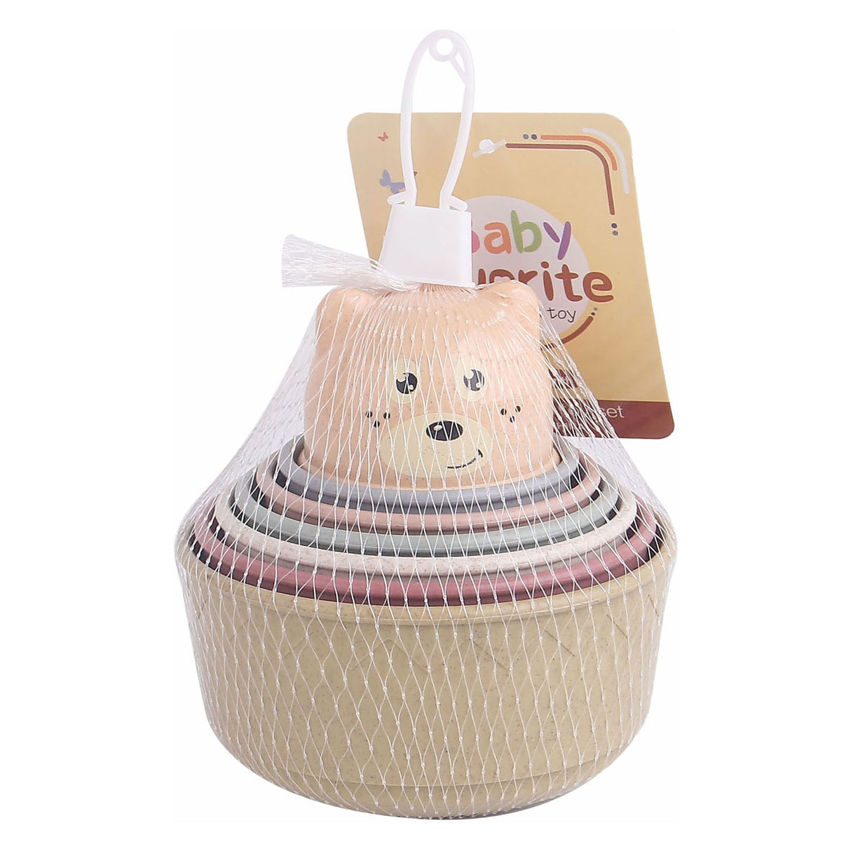 Stapelbecher Pastell, 6 Stk.