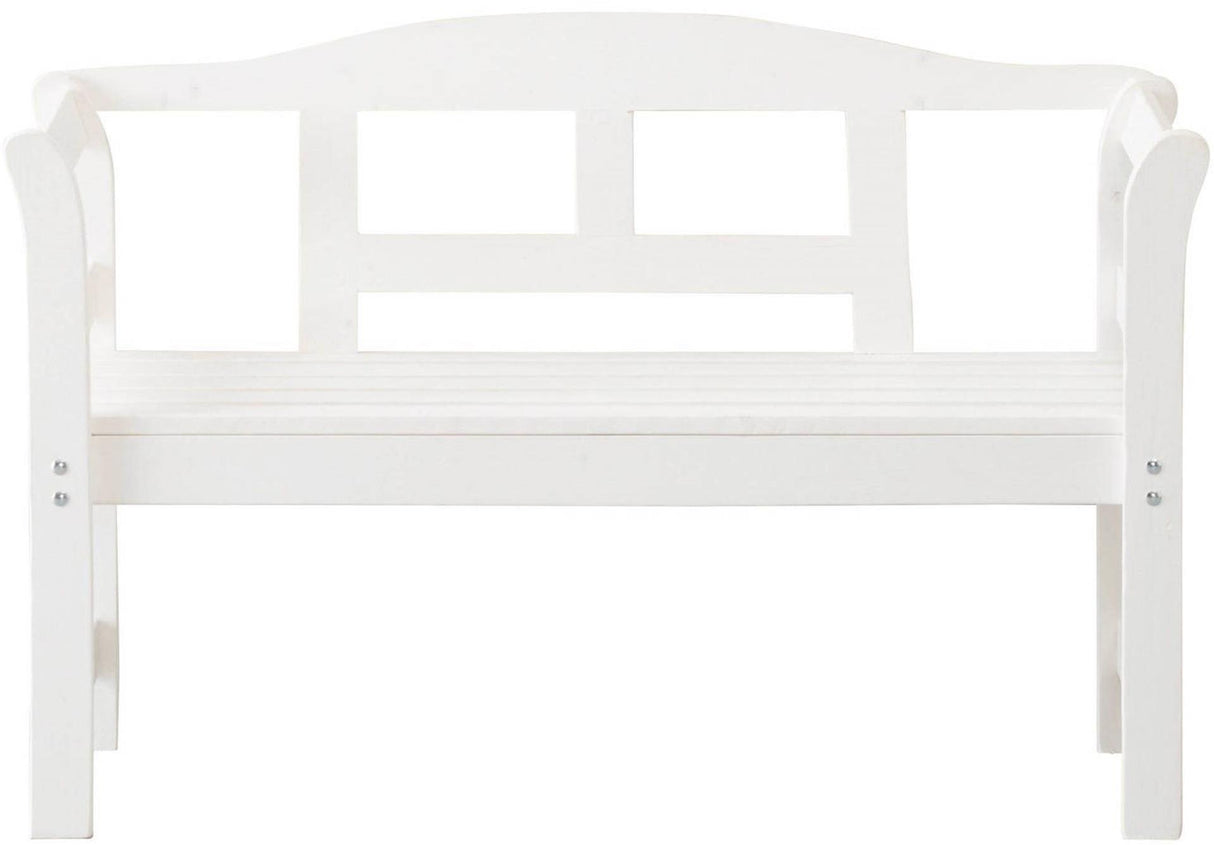 Sens Gartenbank FSC Kiefernholz 113x40x75cm weiß