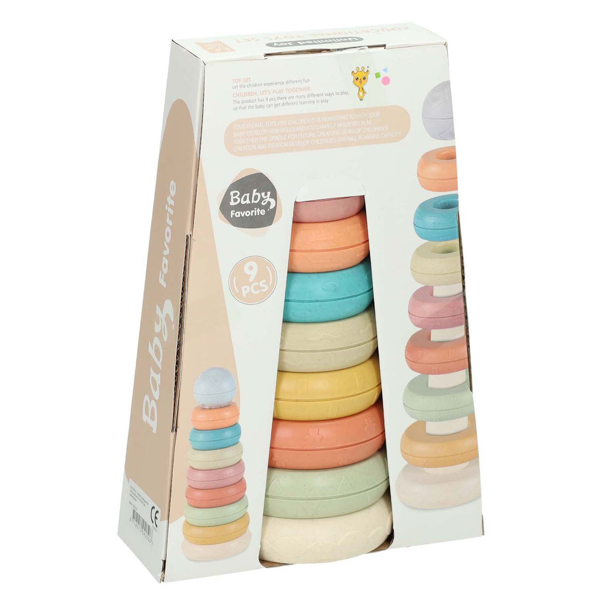 Baby Stack Tower Pastell