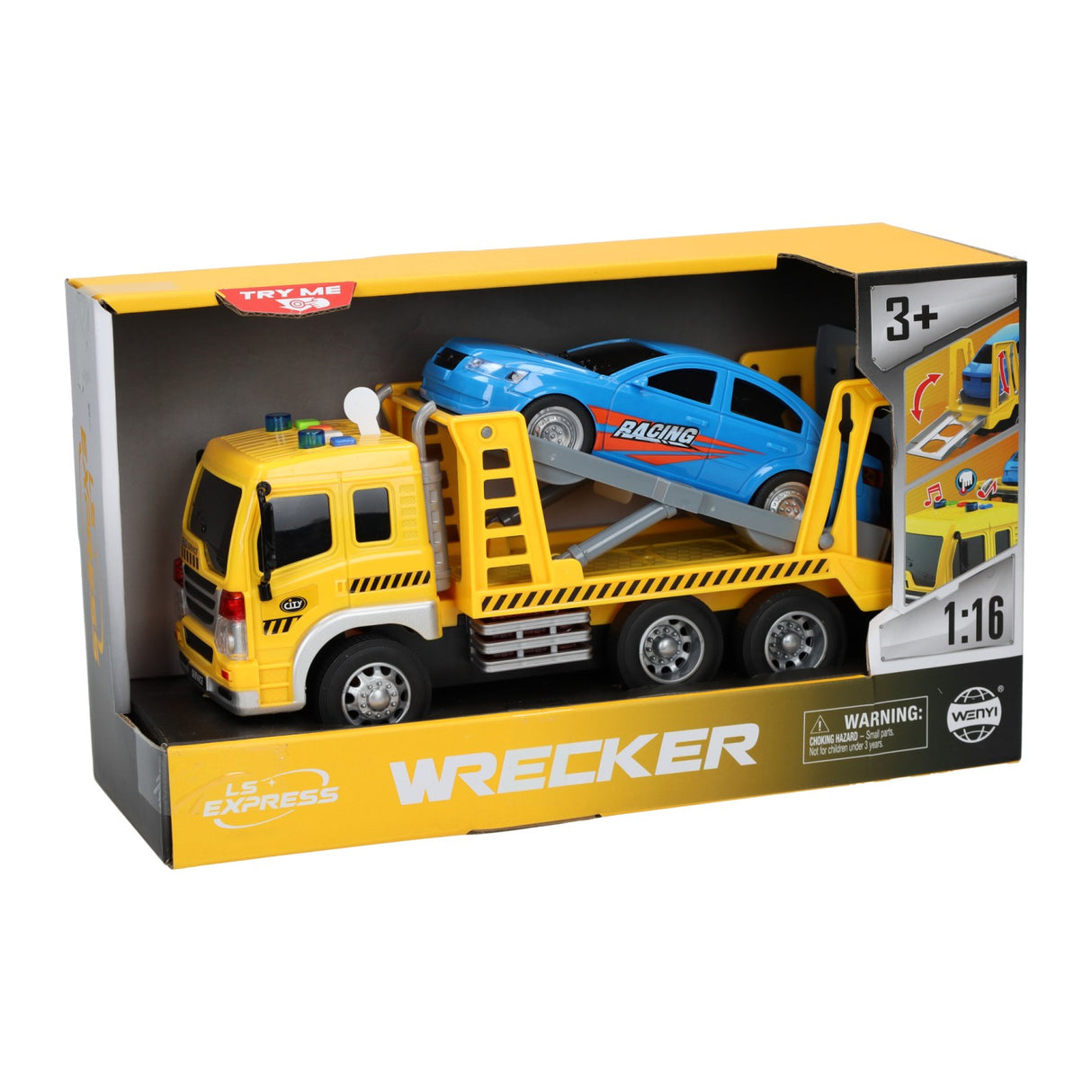 Transporter-Abschleppwagen mit Autolicht und Sound
