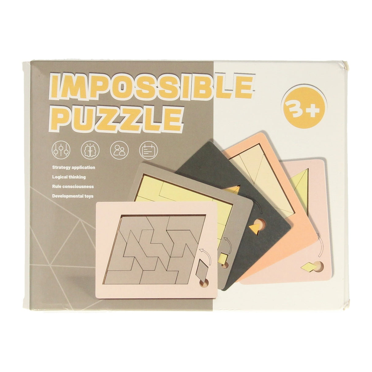 Imp-Puzzle aus Holz zum ossiblen Denken
