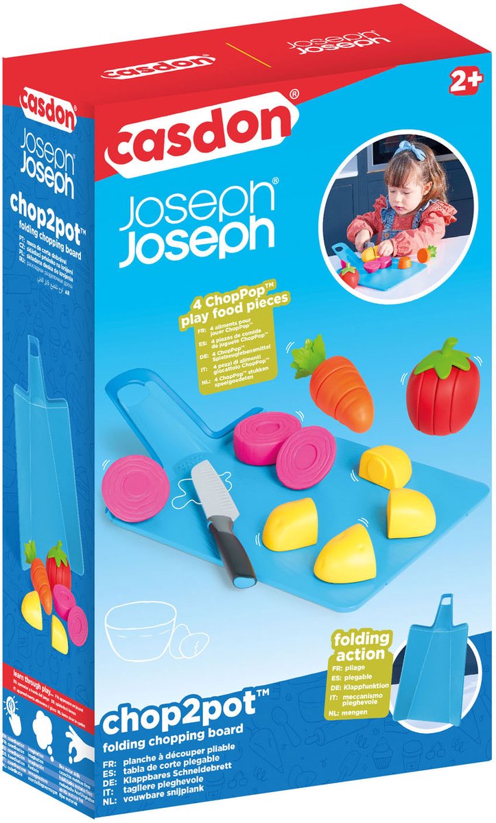 CASDON JOSEPH JOSHEPH CHOP2POT Weply Food Set, 16dlg.