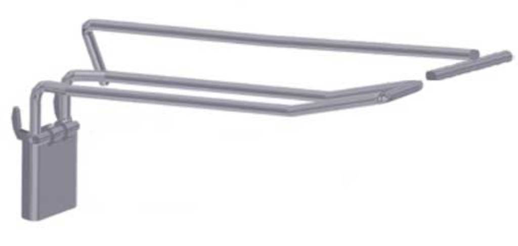Klapphaken ohne Marke, doppelt, 20 cm