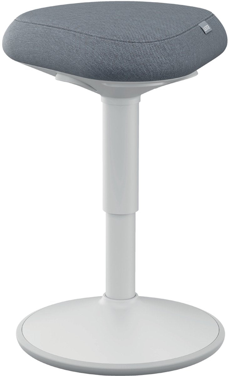 Leitz Ergo Aktivhocker mit Komfortsitz – Bürohocker – Ergonomischer Hocker – Dunkelgrau