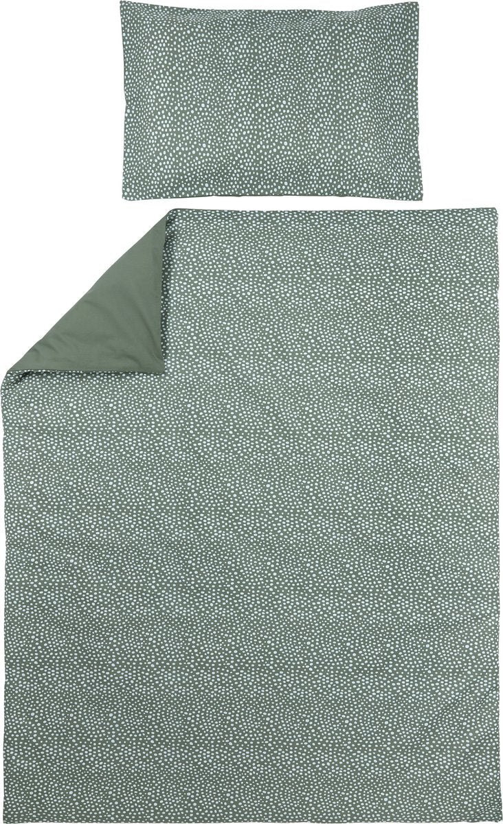 Meyco Baby Cheetah Uni Bettbezug Bett – Waldgrün – 100 x 135 cm