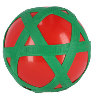 Roter Crossball mit grünem Gummiband | 10 Stück