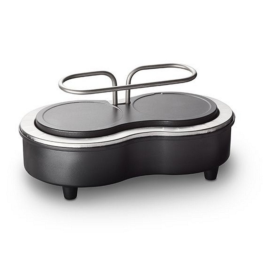 Emerio Emerio PO-122250 Pizzarette Duo + 2 Spatel, Terrakotta, Schwarz