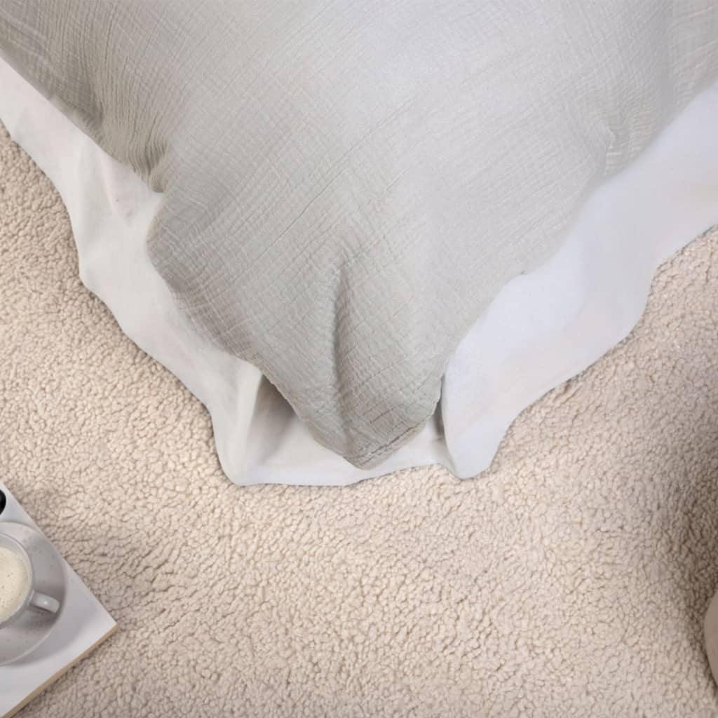Venture Home Venture Home Duvet Cover Mila 220x240 cm Baumwolle hellgrau