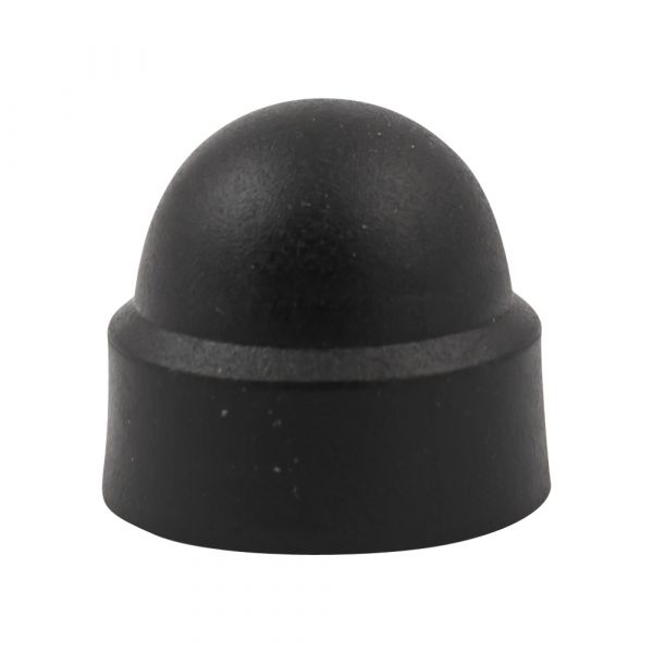 Abdeckkappenmutter M10 schwarz Kunststoff Dose 50 Stk.