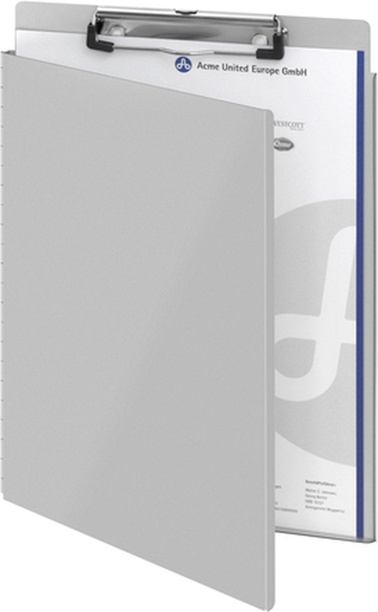 Westcott Klemmbrett – Aluminium – A4 – mit Schutzhülle – ac-e17005