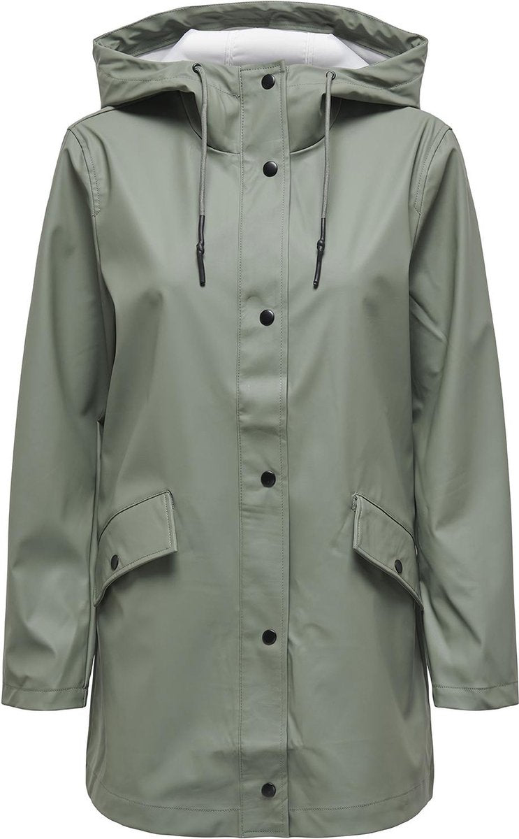 Nur Jacke Onlelisa Regenmantel Otw Noos 15261734 Agavengrün Damengröße - S