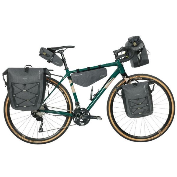 Basilikum Navigator Storm -Lenkerbeutel - Sportiger Fahrrad -Lenkerbeutel, wasserdicht, schwarz