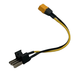 Motinova E-Bike Akku-Anschluss-Adapterkabel 20 cm gelb-schwarz xt60h-m