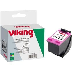 Inktcartridge vk hp c2p06ae 62 cyaan magenta geel