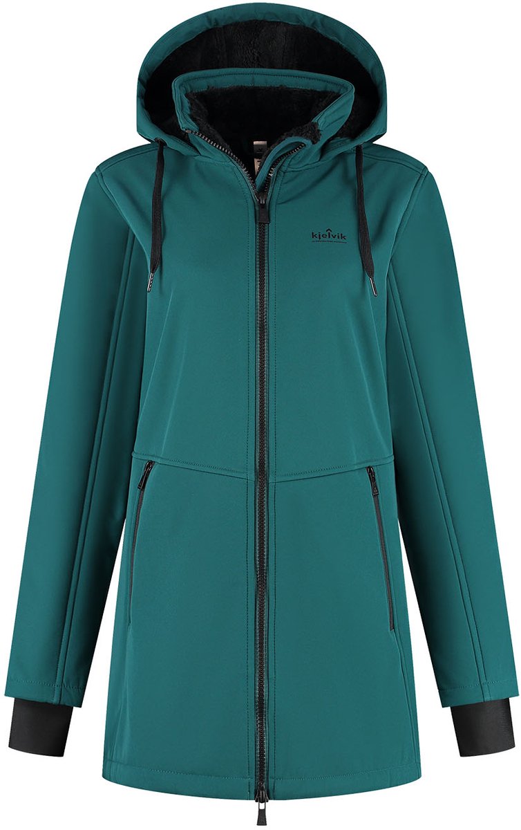 Kjelvik maren dames outdoorjas - teal