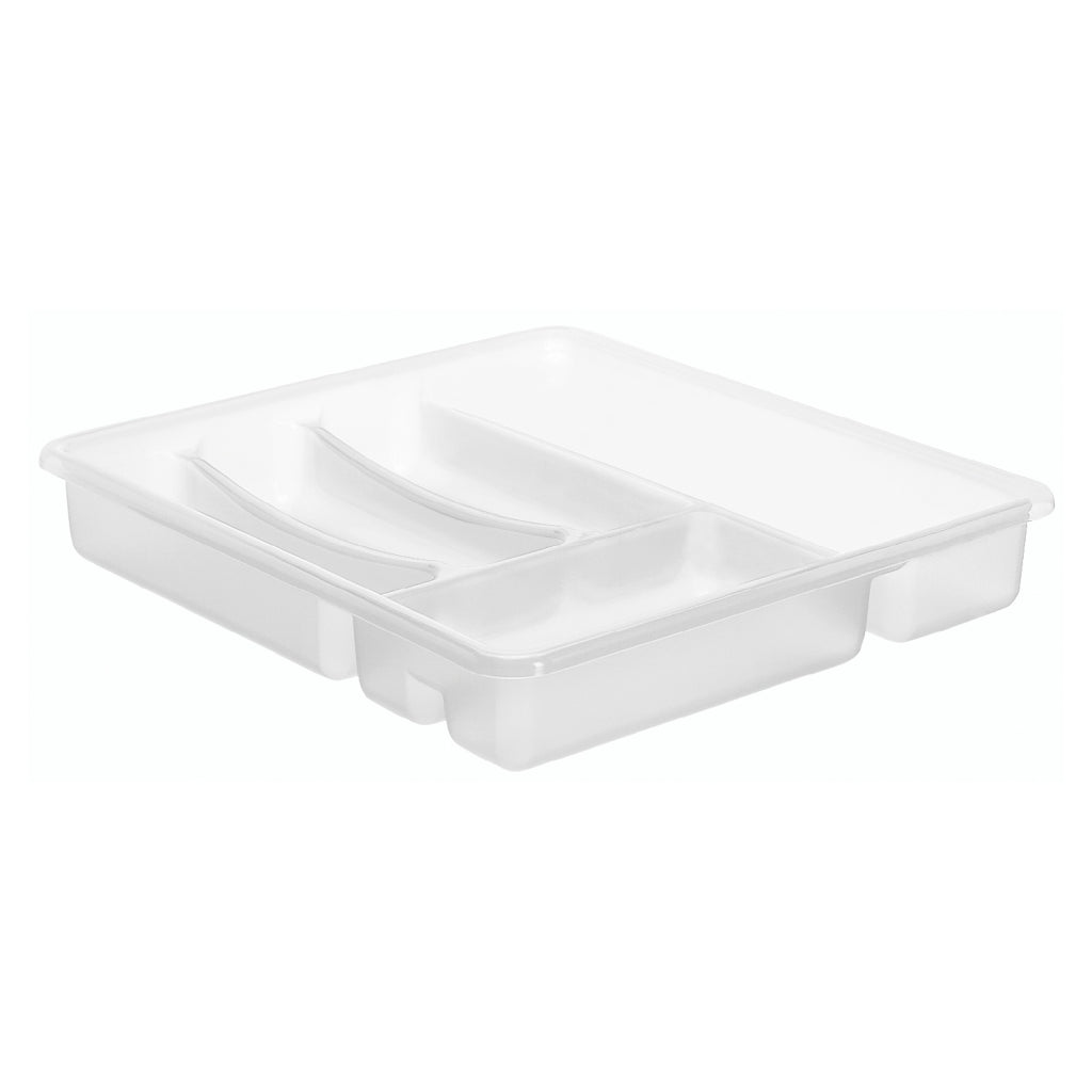 Rotho Besteckkasten 6 Fächer transparent