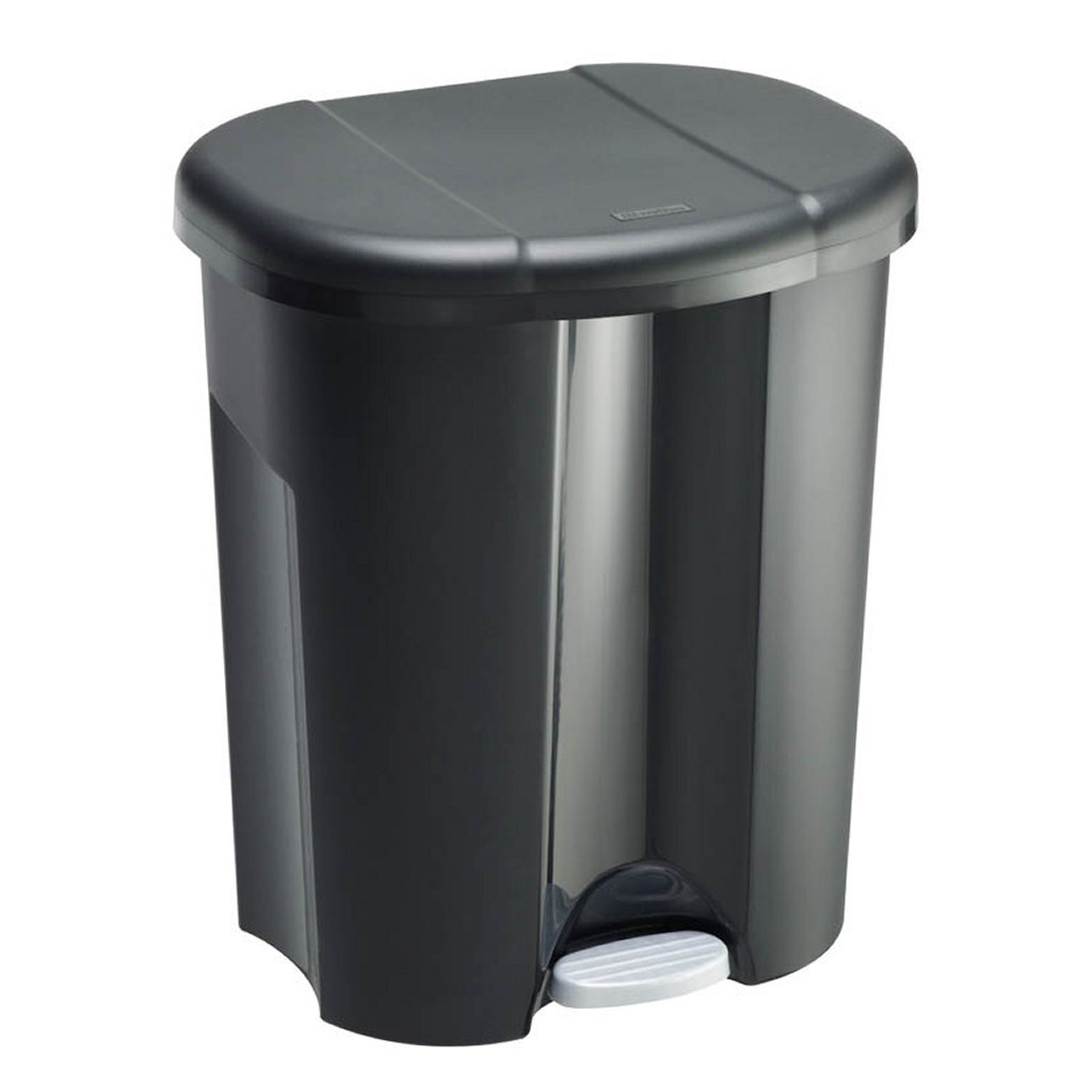 Rotho Trio Abfallbehälter 10l + 2x15l schwarz