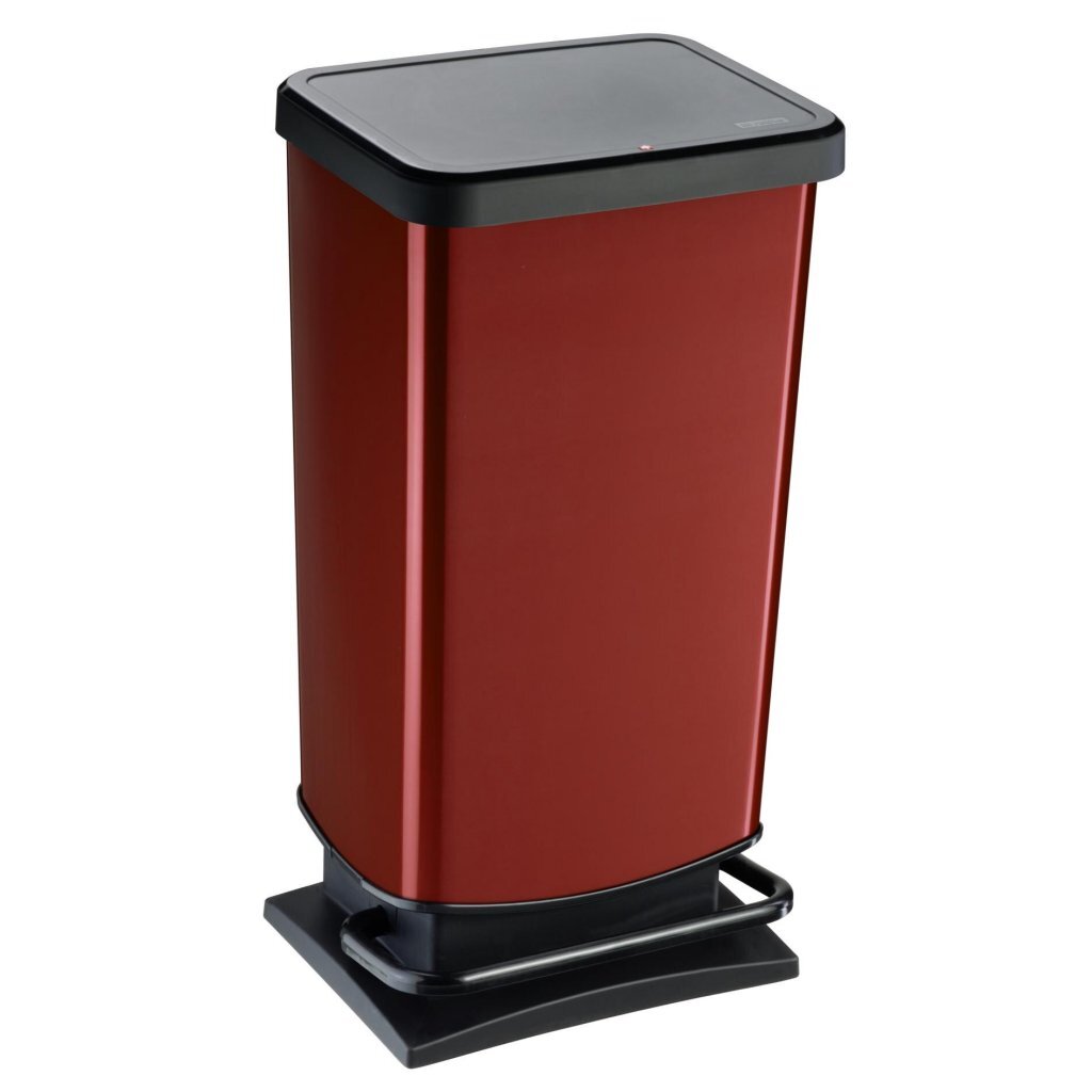 Rotho Paso Treteimer 40l rot metallic