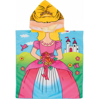 No brand Poncho-Handtuch Prinzessin | 2 Stk