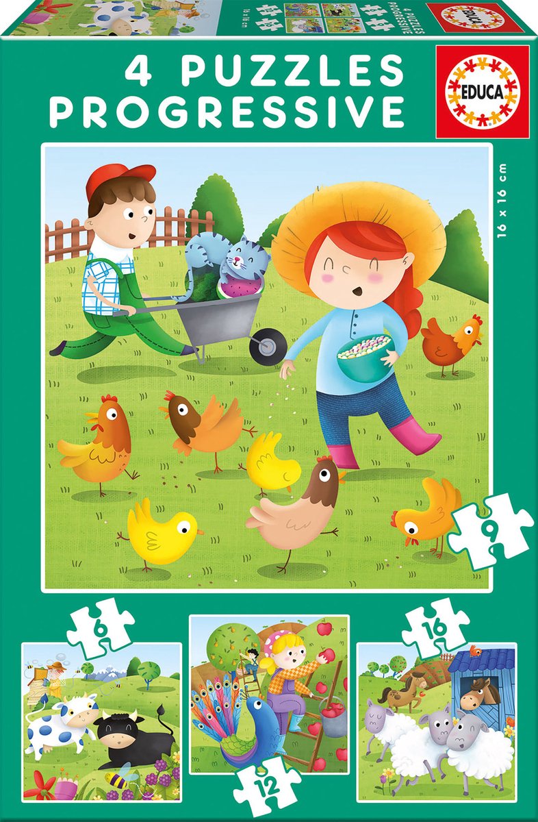 Educa-Puzzle – 4 progressive Rätsel