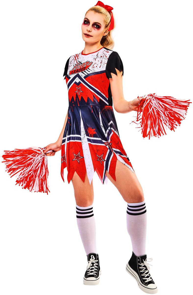 Rubies Zombie-Cheerleader-Kostüm für Erwachsene – Größe S