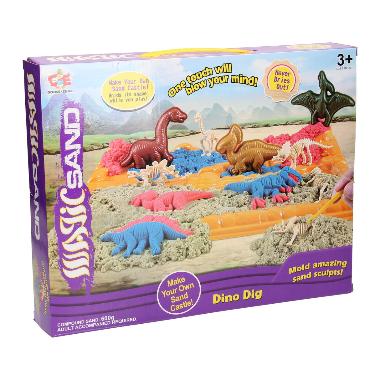 Großes Dinosaurier-Spielsandset