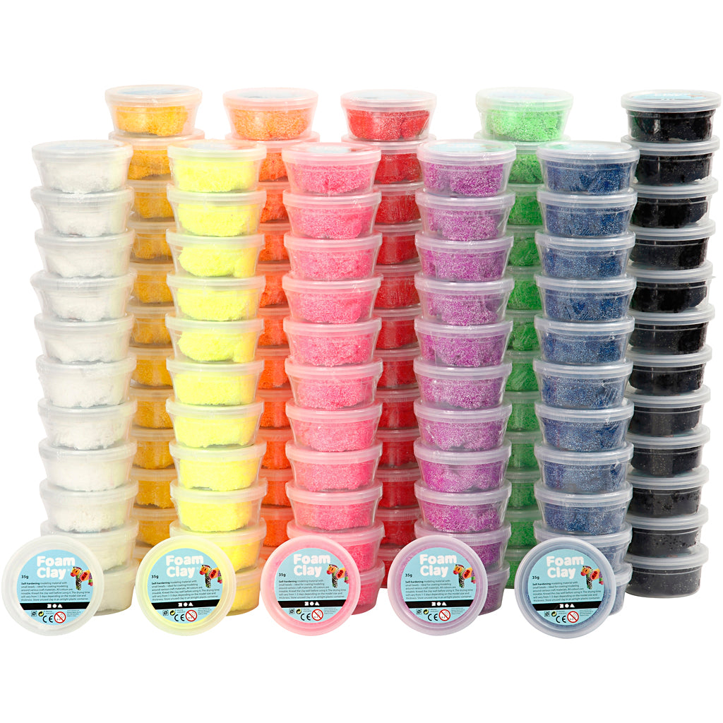 Foam Clay®, verschiedene Farben, 10x12 Box 1 Box
