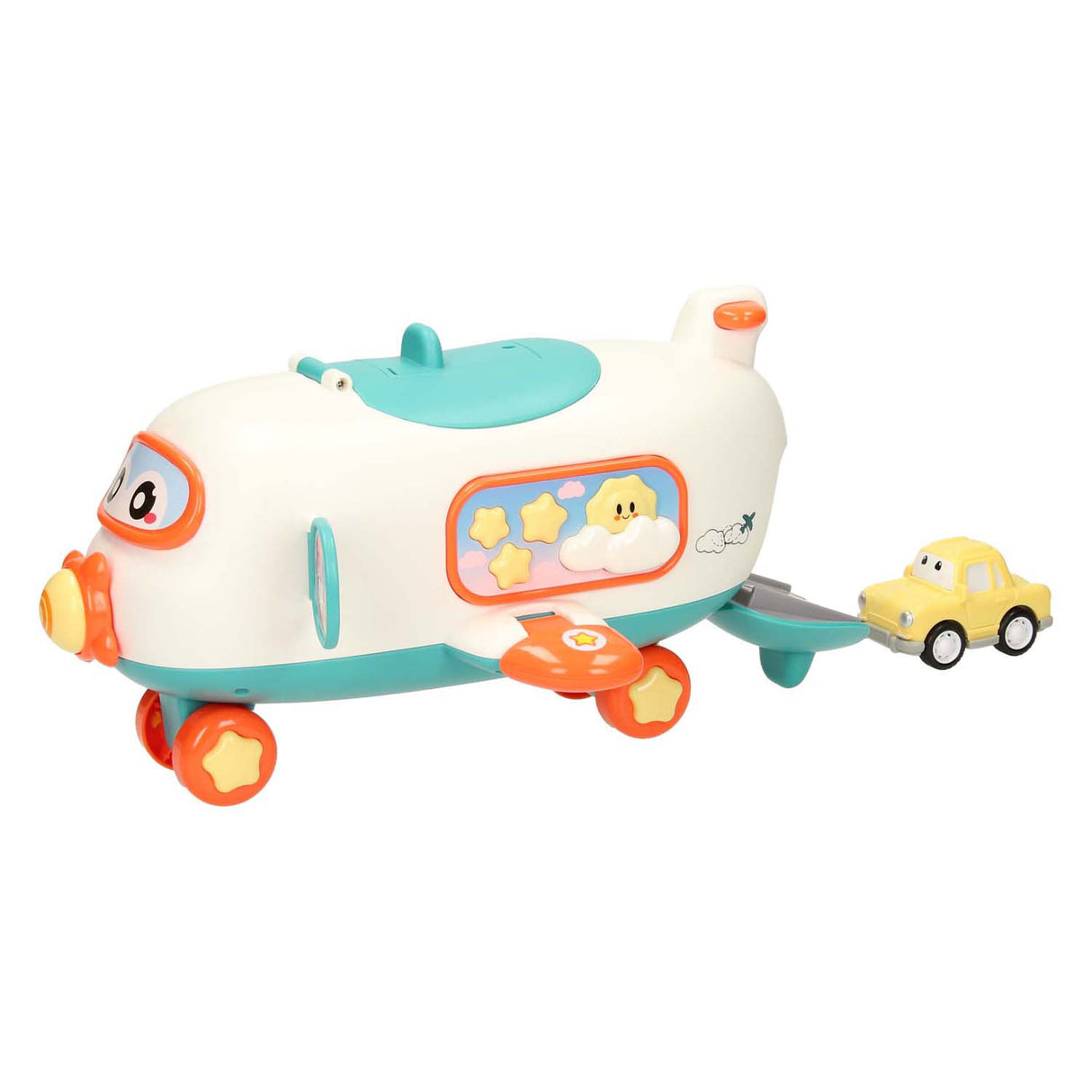 Passagierflugzeug-Spielset mit Fahrzeugen