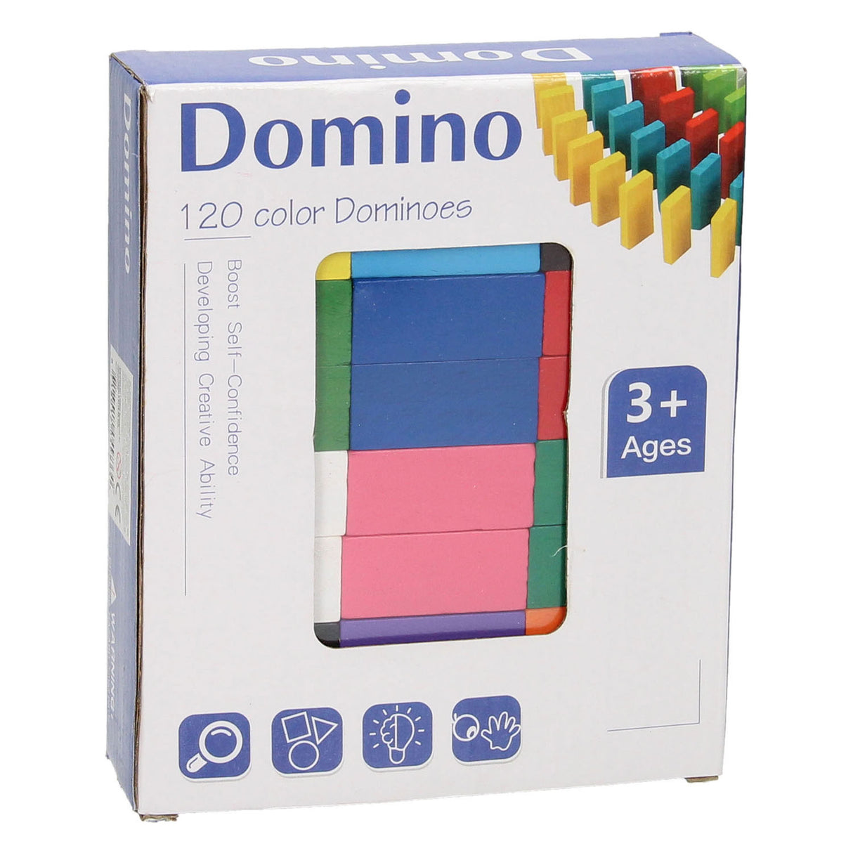 Dominosteine aus Holz, 120 Stück.