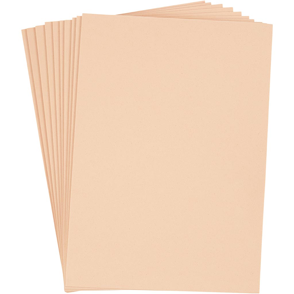 Creativ Company Eva Foam Fellen Creme A4, 10st.