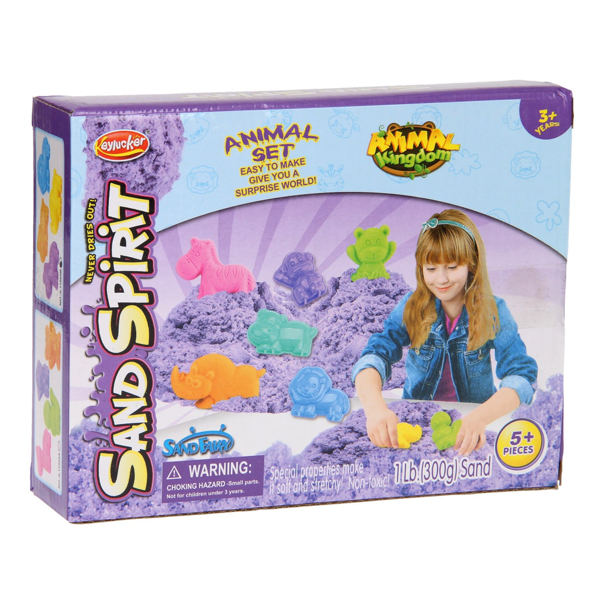 Spielsand mit 4 Tierformen
