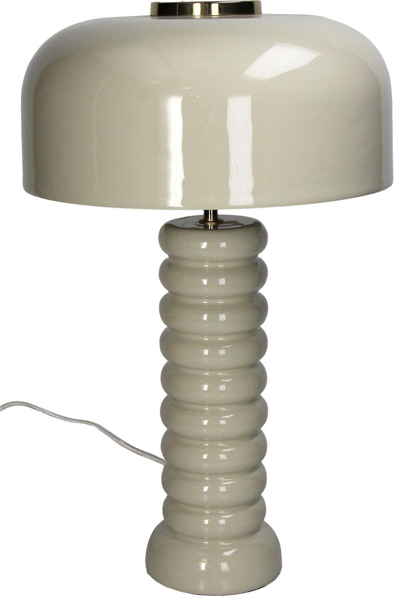Hd table lamp iron beige 30x30x47.5cm