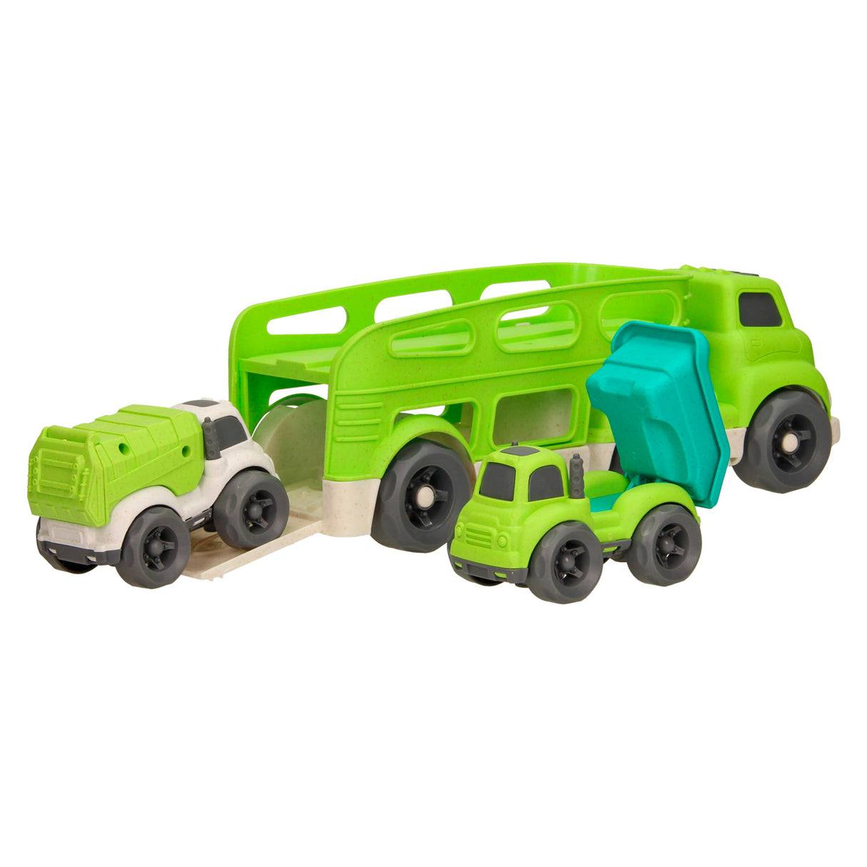 Autotransporter-Recycling - grün