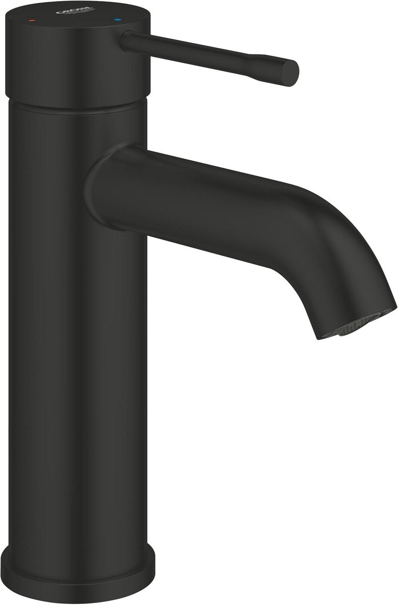 Grohe Essence New S-Size ES Waschtischmischer – Kaltstart – Push-Open – Ecojoy – Mattschwarz