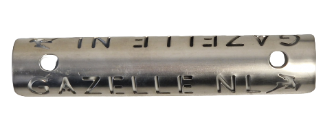 Gazelle Frameplaat .nl 2016 Silber