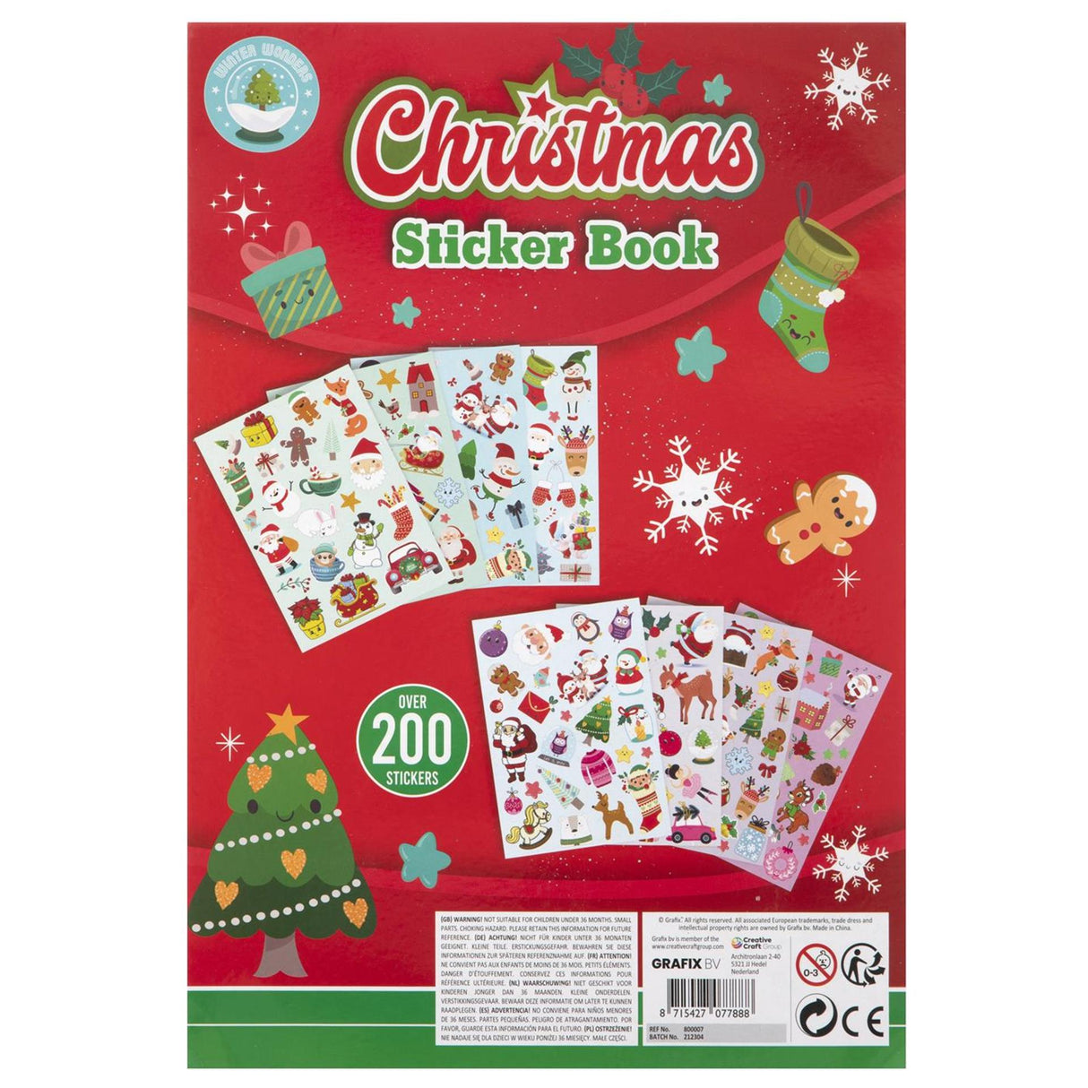Grafix Stickerbuch A4 8 Seiten