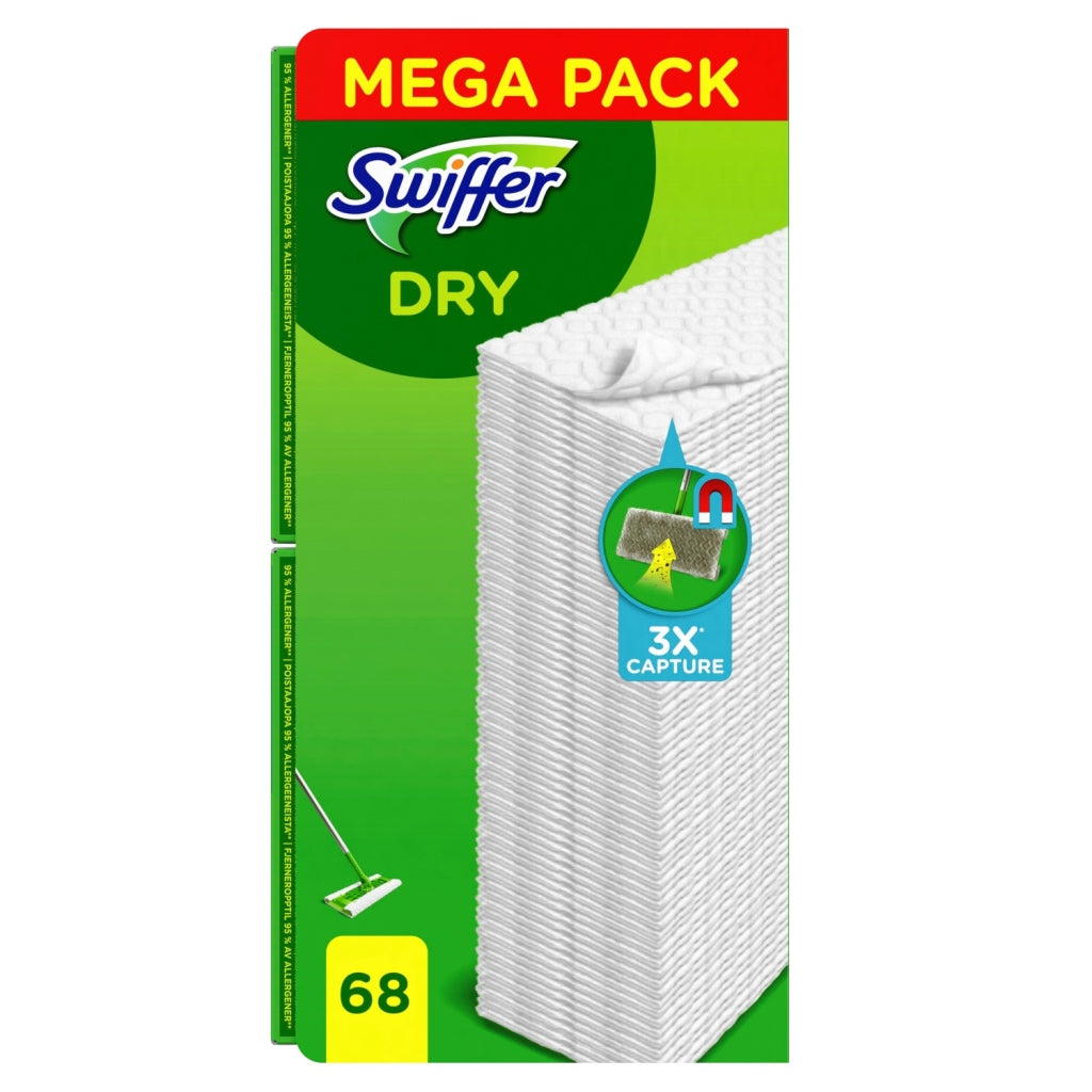 Swiffer Swiffer Dry Mega Pack magnetische Bodentücher 68 Stück