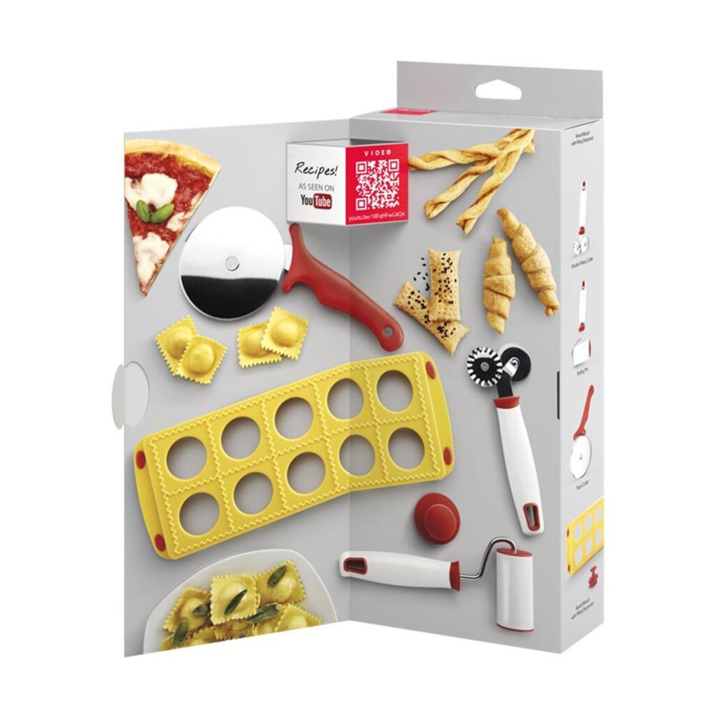Metaltex Deko-Food-Line-Set für Pasta und Pizza