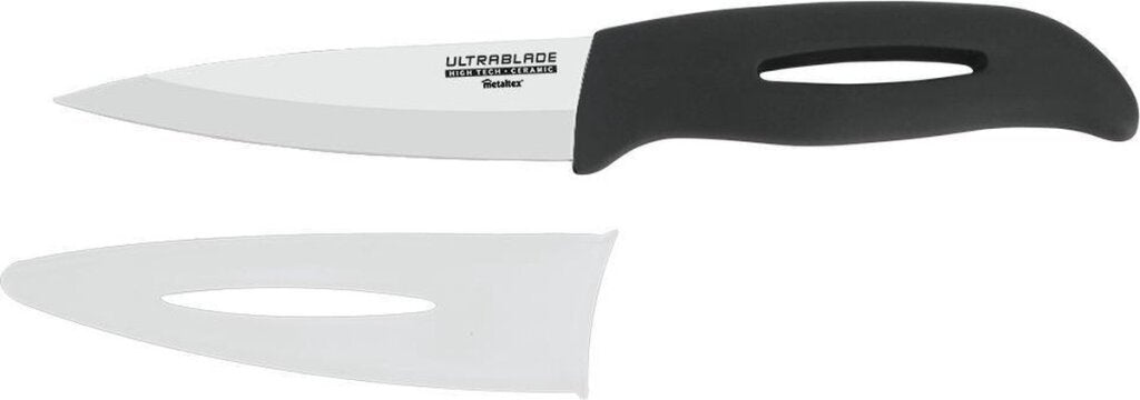 Metaltex Metaltex Ultrablade Keramikmesser, Klinge 13 cm, ergonomischer Soft-Touch-Griff, Gesamtlänge 25,5 cm