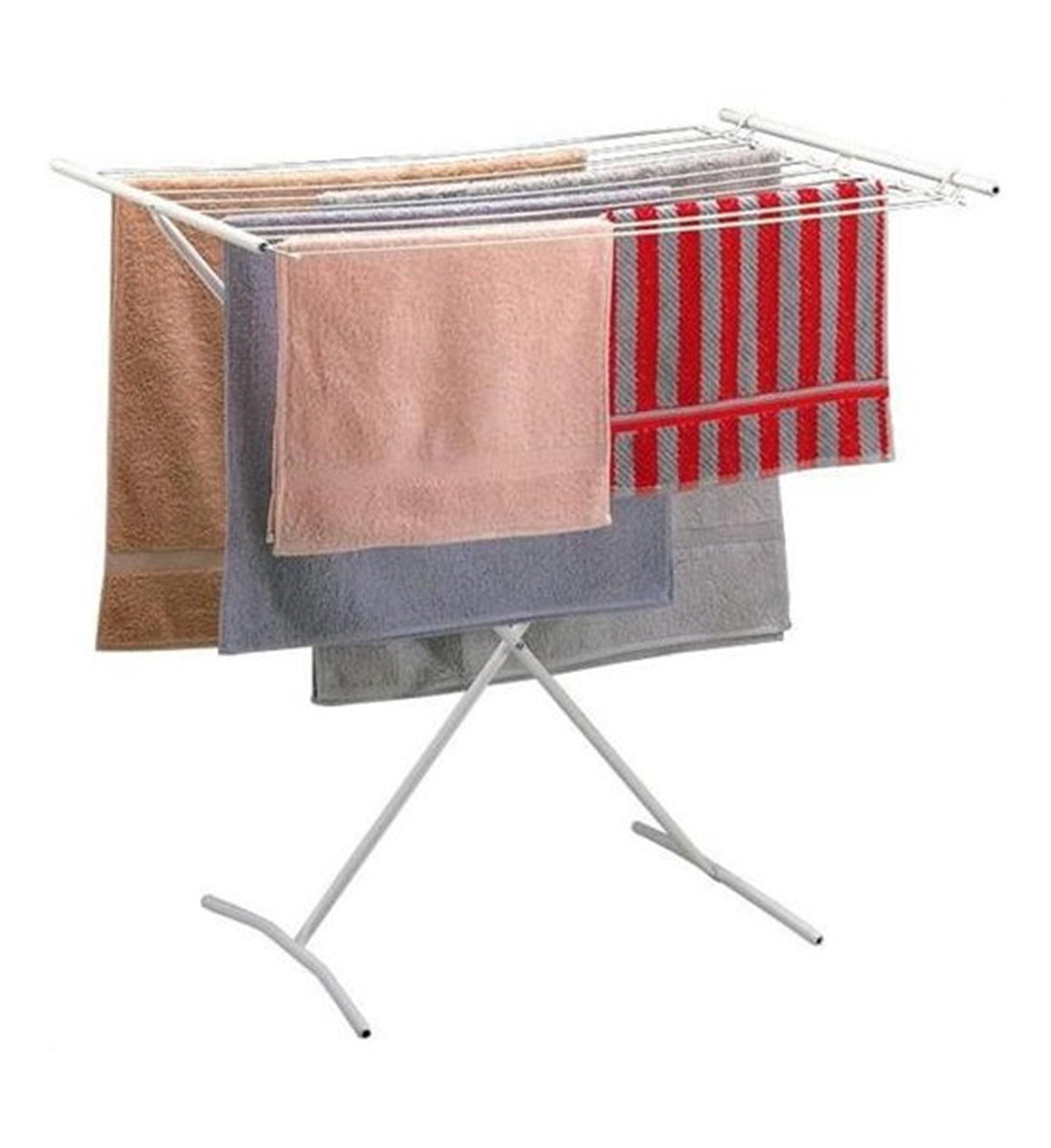 Tomado-Metaltex Tomado Metaltex faltbarer Stand-Wäscheständer Como 8m weiß