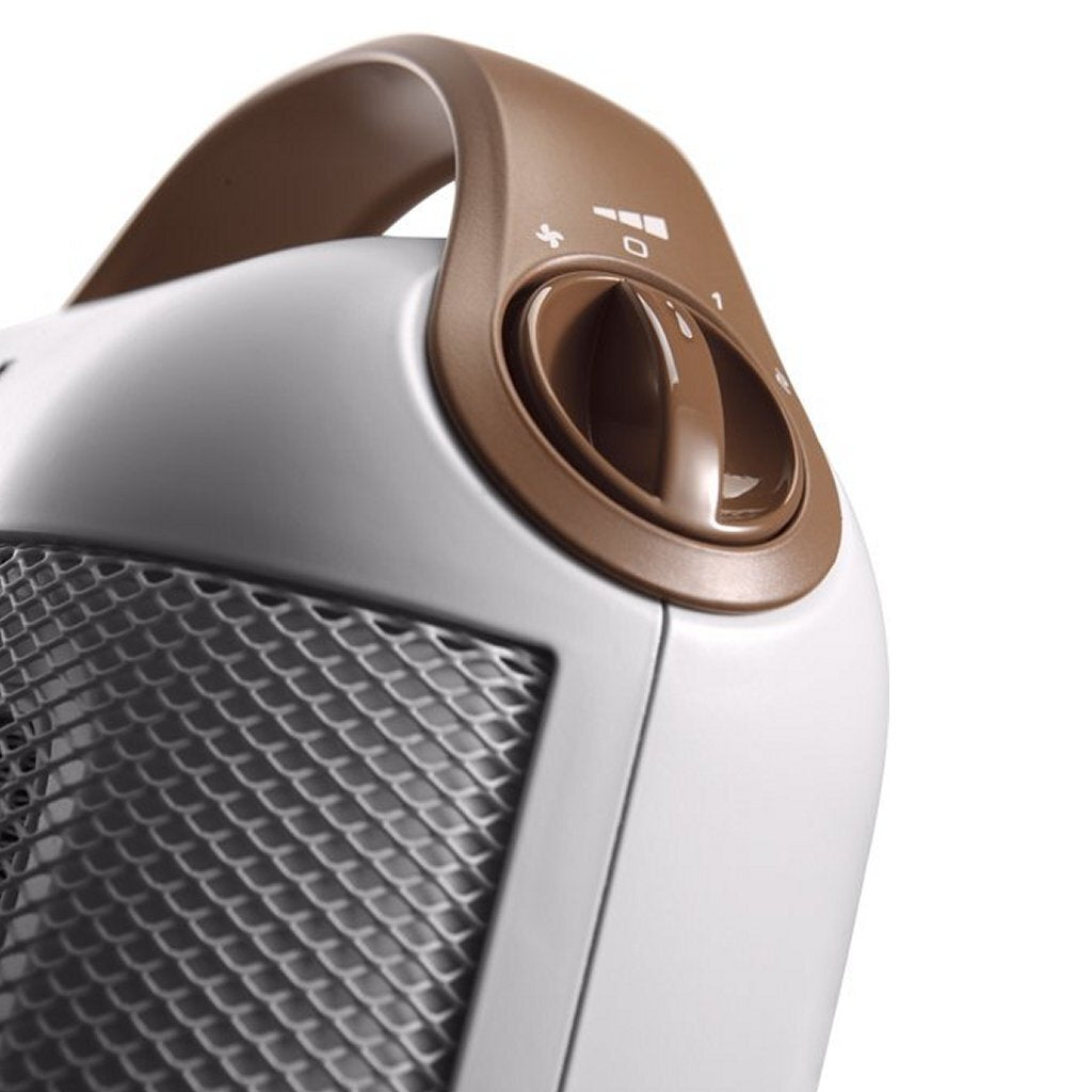 Delonghi hfx30c18.iw Keramikheizung weiß braun