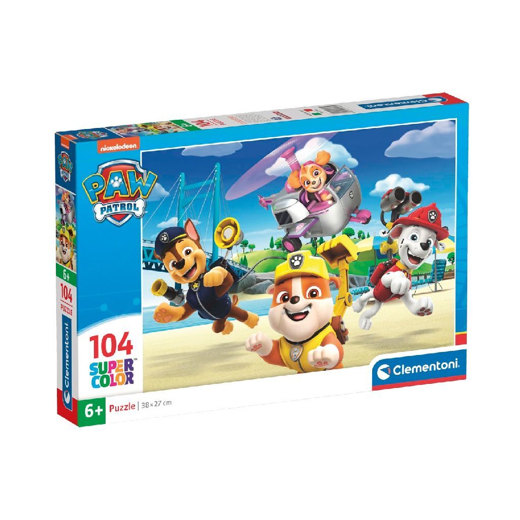 Clementoni Supercolor Puzzle Paw Patrol 104 Stücke