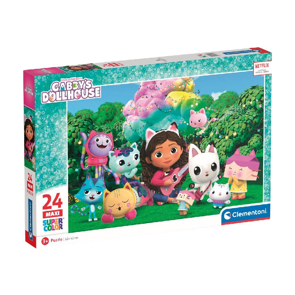 Clementoni Supercolor Puzzle Gabbys Puppenhaus 24 Maxiteile