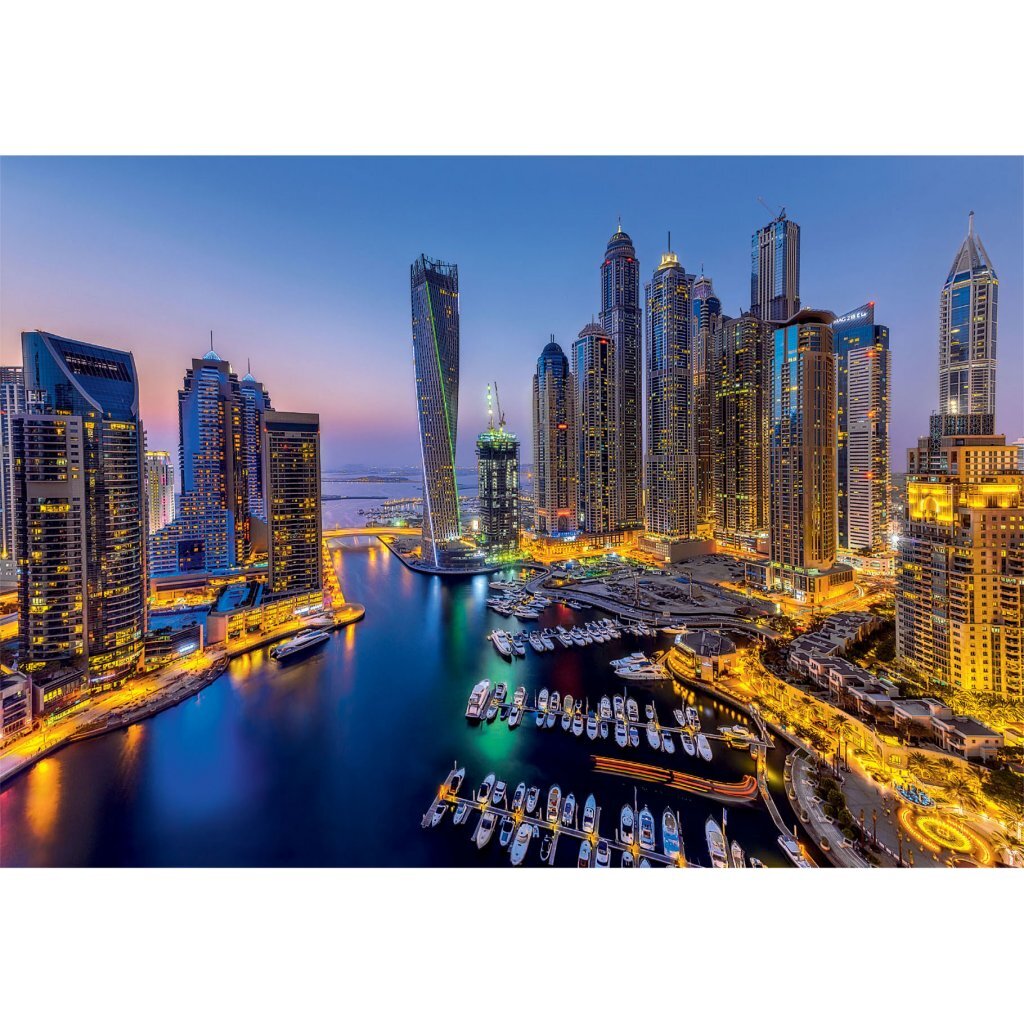 Clementoni hochwertiges Sammelpuzzle + Poster Dubai 1000 Teile