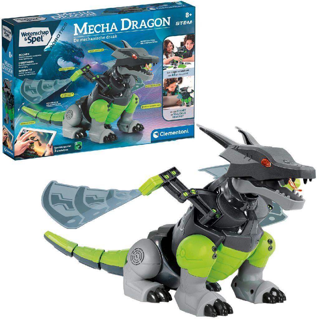 Clementoni Wissenschaftsspiel Robotik Mecha Dragon