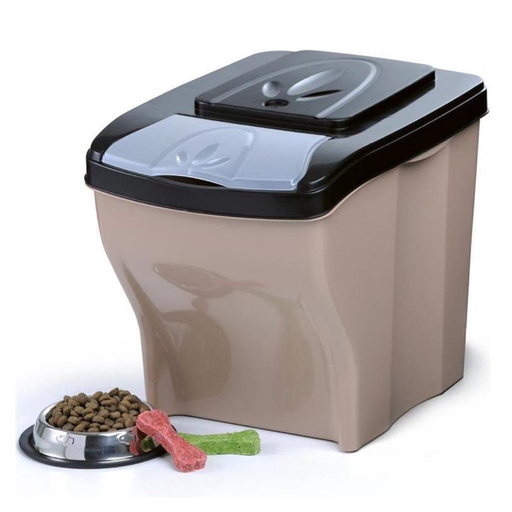 Bama Tierfutterbehälter 3x20l Taupe Beige