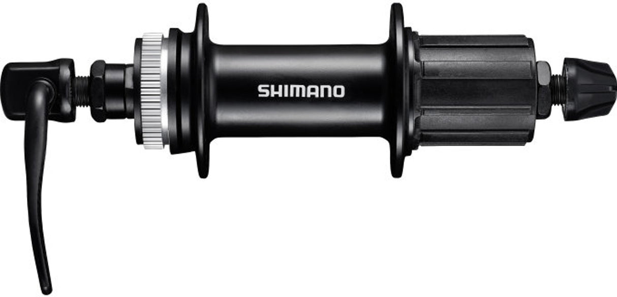 Shimano Hinterradnabe 8 9 10 Gänge FH-MT200-B 36 Loch Center Lock Bremsscheibenmontage schwarz