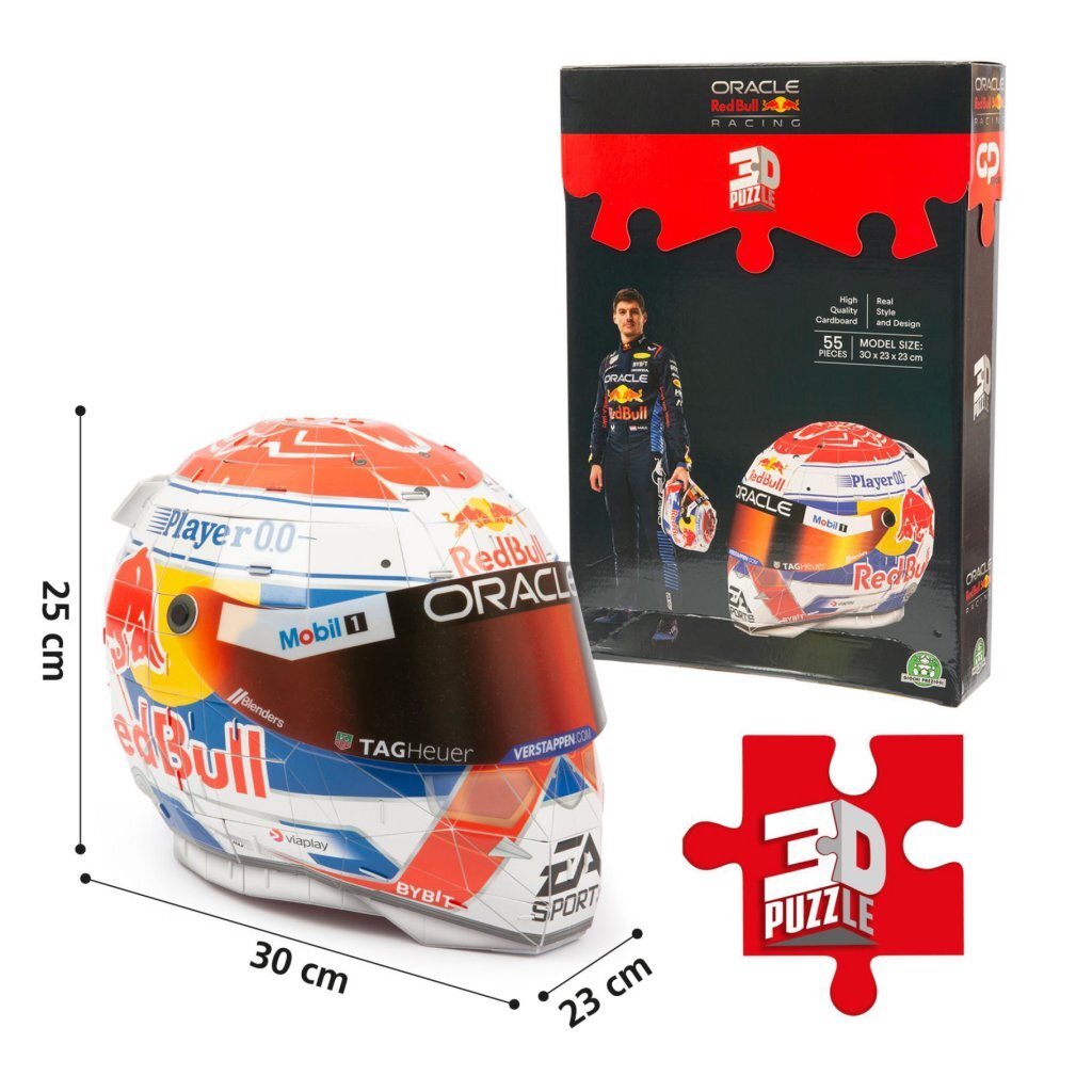Andere Marken 3D-Puzzle Formel-1-Helm Max Verstappen 55 Teile